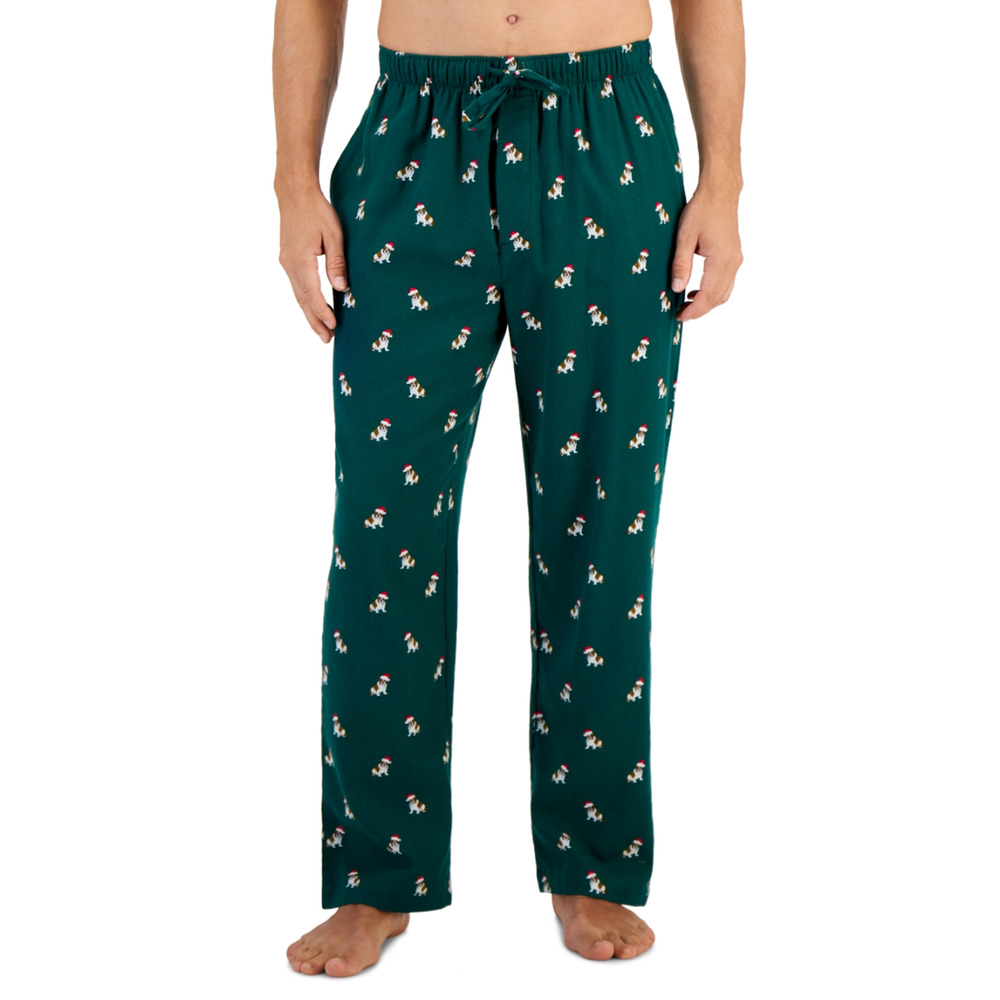 Club Room Men Flannel Pajama Pants Eden Size S